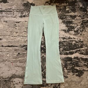 Mint Green lulu Flared Leggings